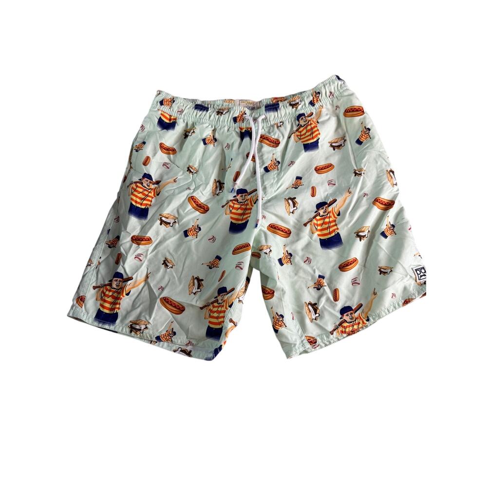 RSVLTS The Sandlot Hybrid Board Shorts Mens XL Baseball Movie Quick Dry Beach